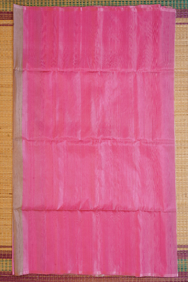 Beige Pure Soft Silk Saree