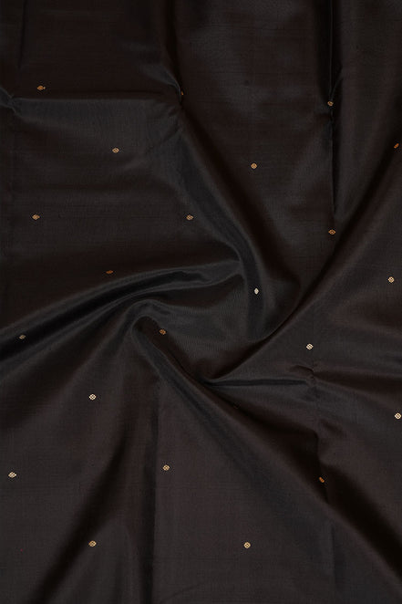 Black Vintage Kanchipuram Silk Saree