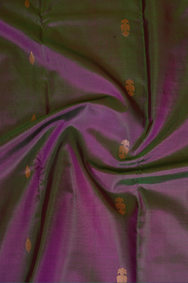 Bluish Pink Vintage Kanchipuram Silk Saree