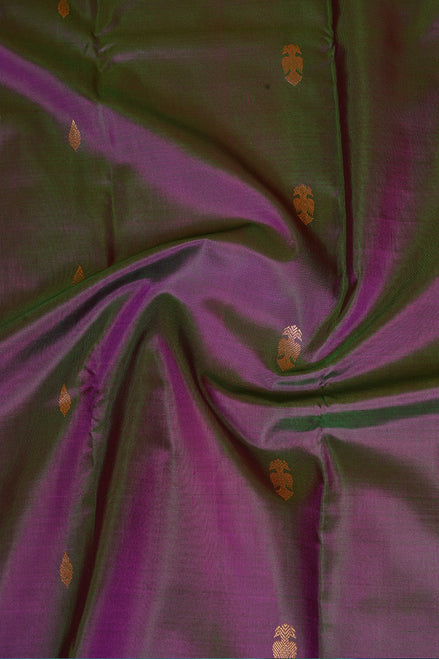 Bluish Pink Vintage Kanchipuram Silk Saree