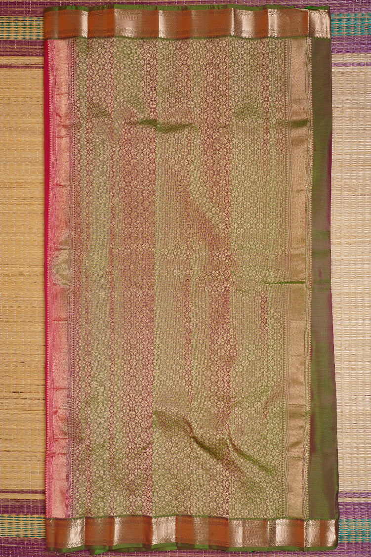 Chilli Red Lightweight Kanchipuram Silk Saree