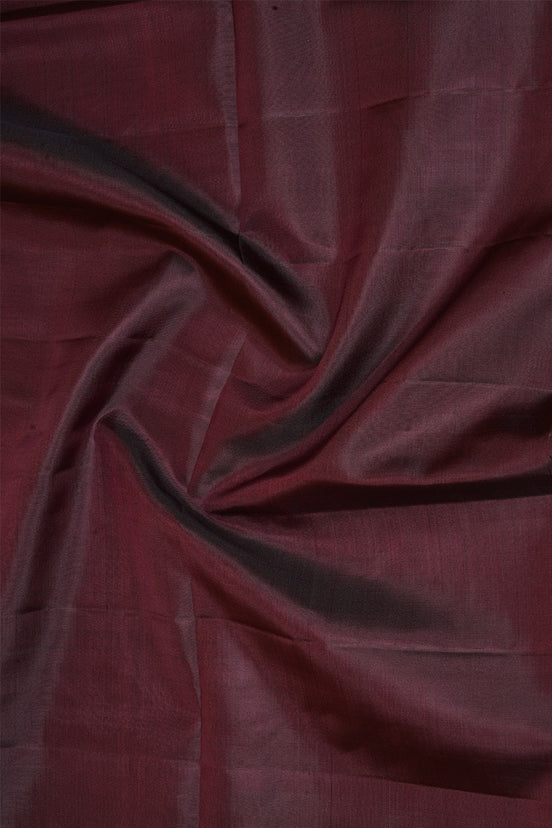 Coffee Brown Monotone Pure Soft Silk Saree