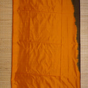 Coffee Brown Kanchipuram Semi Soft Silk Saree with Yellow Borders