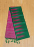 Dark Green Pure Soft Silk Saree
