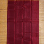 Deep Purple Zero Zari Vintage Kanchipuram Silk Saree