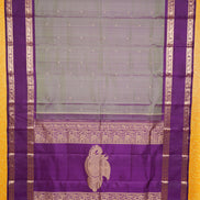 Dual Tone Lilac Vintage Kanchipuram Silk Saree
