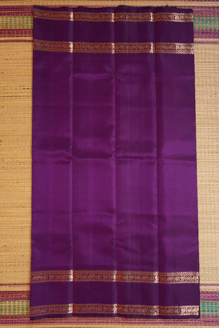 Dual Tone Lilac Vintage Kanchipuram Silk Saree