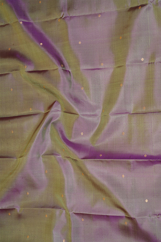 Dual Tone Lilac Vintage Kanchipuram Silk Saree