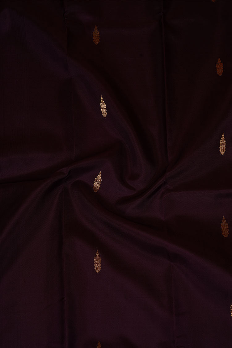 Deep Purple Colour Vintage Kanchipuram Silk Saree