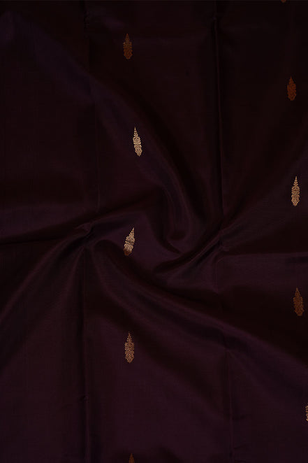 Deep Purple Colour Vintage Kanchipuram Silk Saree