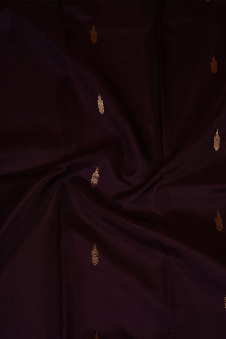 Deep Purple Colour Vintage Kanchipuram Silk Saree