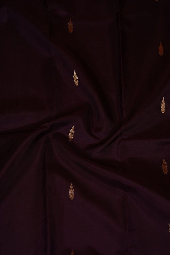 Deep Purple Vintage Kanchipuram Silk Saree