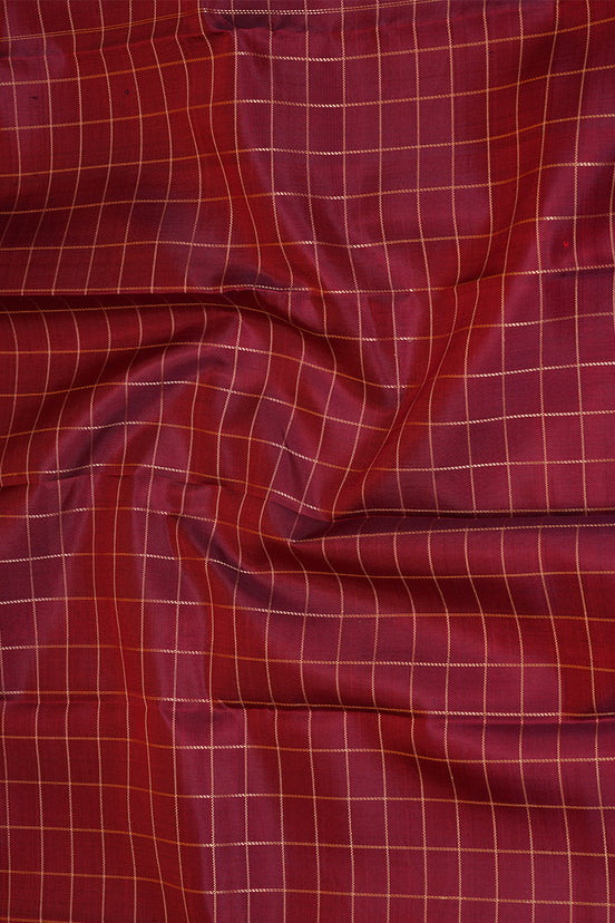 Kumkm Maroon Vintage Kanchipuram Silk Saree
