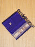 MS Blue Monotone Vintage SilkCotton Saree