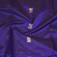 MS Blue Monotone Vintage SilkCotton Saree