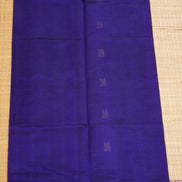 MS Blue Monotone Vintage SilkCotton Saree