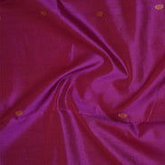 Deep Magenta Silkcotton Saree Dark Green Borders