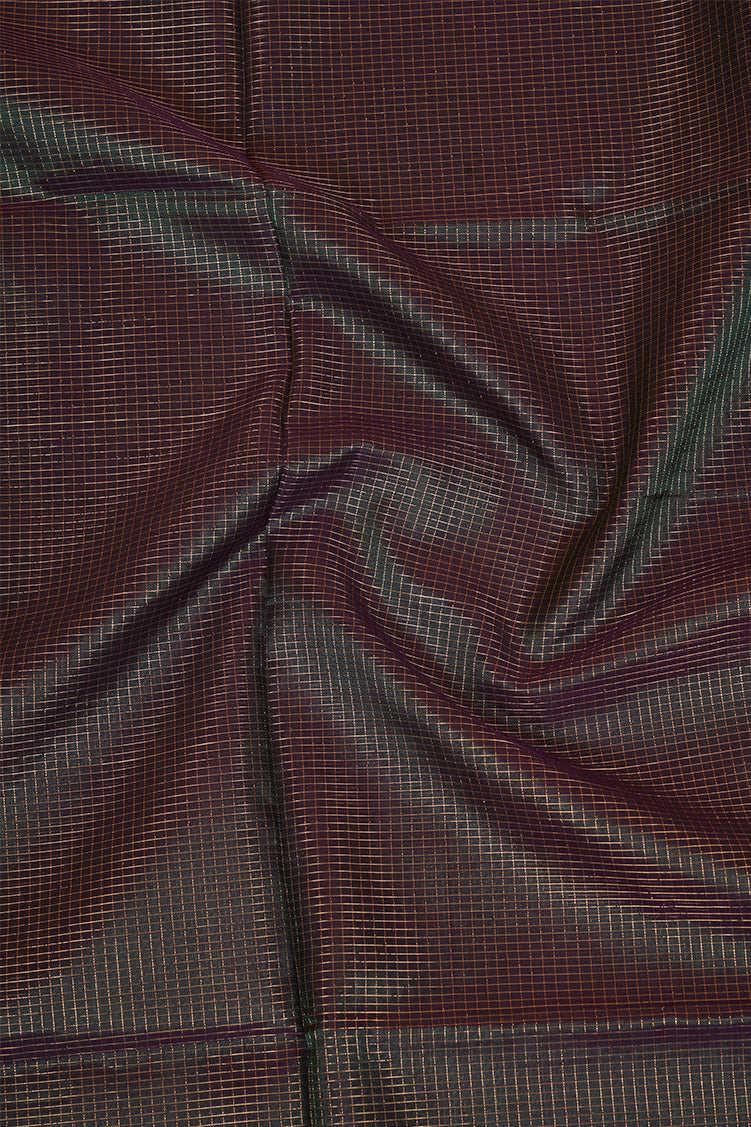 Mercerized Green Monotone Vintage Silkcotton Saree