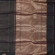 Mercerized Green Monotone Vintage Silkcotton Saree