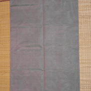 Mint Green with Pink Shot Vintage Silkcotton Saree with Purple Selvedge