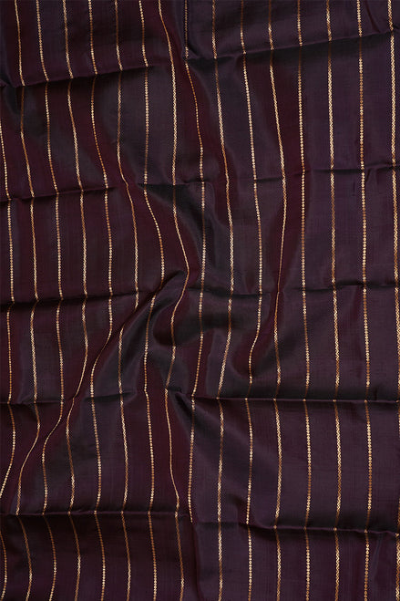 Monotone Jamun Colour Vintage Kanchipuram Silk Saree