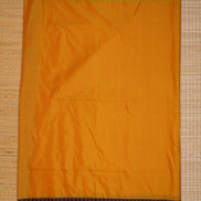 Off White Kanchipuram Semi Soft Silk Saree with Ganga Jamuna Border