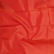 Orange Zari Checks Vintage Kanchipuram Silk Saree