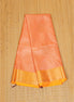 Peach Pure Soft Silk Saree with Yellow Borders