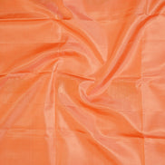 Peach Pure Soft Silk Saree with Yellow Borders