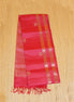 Pinkish Red Pure Soft Silk Saree with Almond Zari