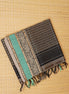 Pure Handloom Black 1000 Butta Rich Cotton Saree