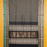 Pure Handloom Black 1000 Butta Rich Cotton Saree
