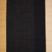 Pure Handloom Black 1000 Butta Rich Cotton Saree