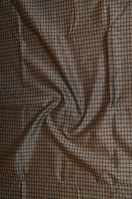 Pure Handloom Black 1000 Butta Rich Cotton Saree