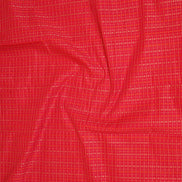 Pure Handloom Chilli Red Rich Cotton Saree
