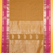 Pure Handloom Honey Coloured Rich Cotton Saree