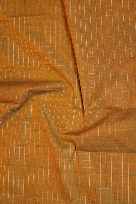 Pure Handloom Honey Coloured Rich Cotton Saree