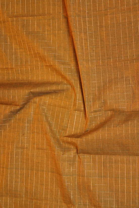 Pure Handloom Honey Coloured Rich Cotton Saree