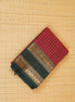 Pure Handloom Maroon Rich Cotton Saree