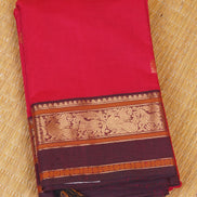 Pure Handloom Rani Pink Rich Cotton Saree