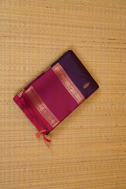 Purple Vintage Kanchipuram Silk Saree
