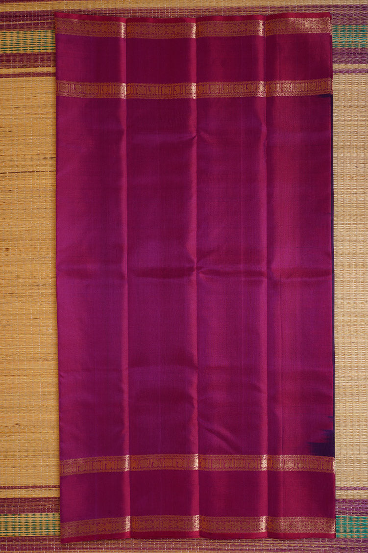 Purple Vintage Kanchipuram Silk Saree