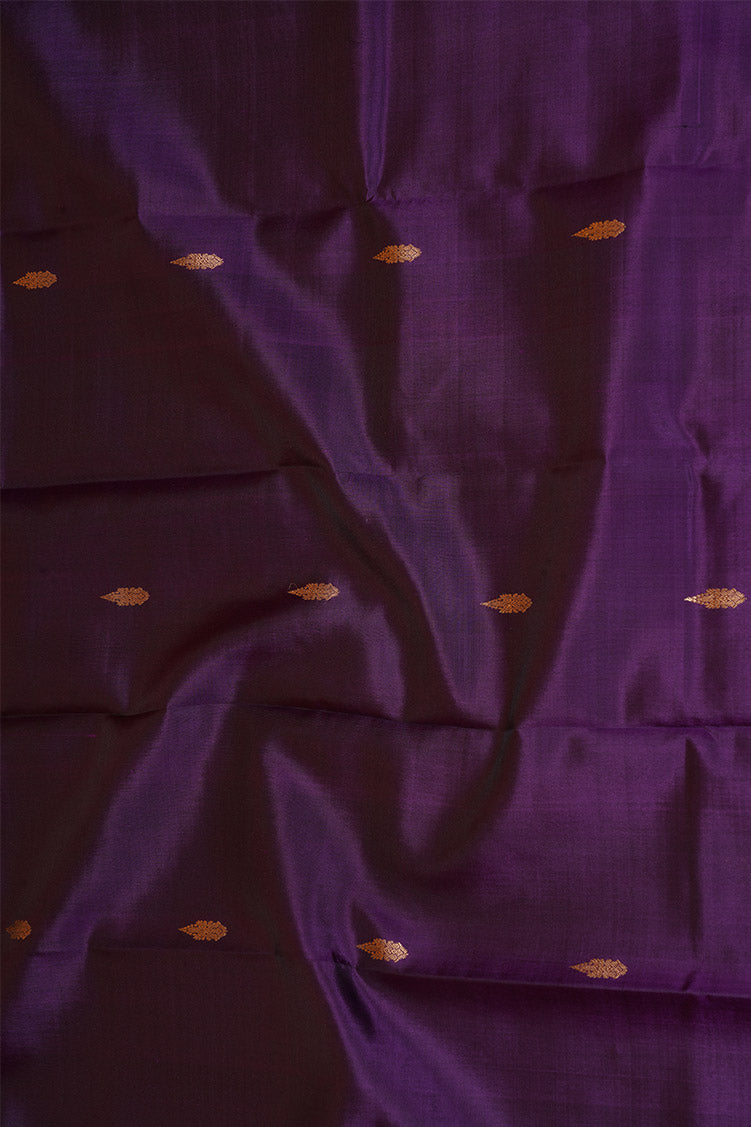 Purple Vintage Kanchipuram Silk Saree