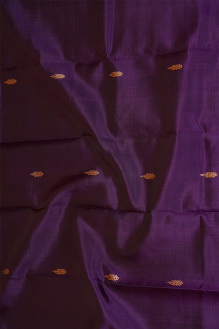 Purple Vintage Kanchipuram Silk Saree