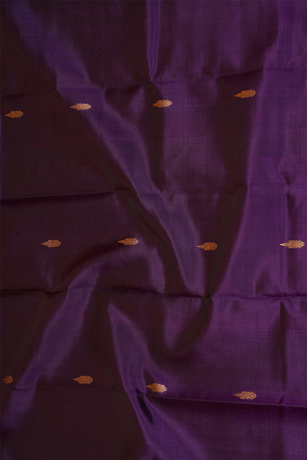 Purple Vintage Kanchipuram Silk Saree