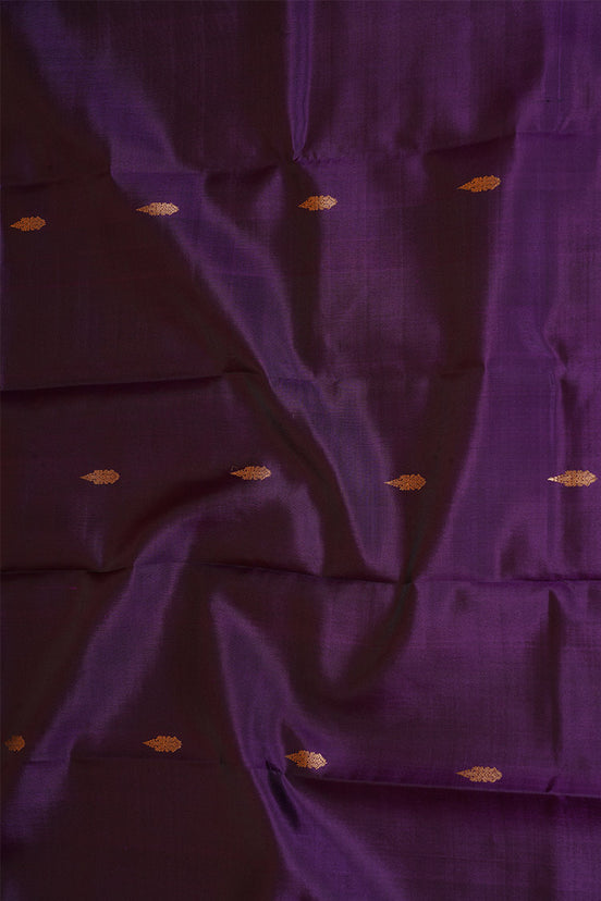 Purple Vintage Kanchipuram Silk Saree