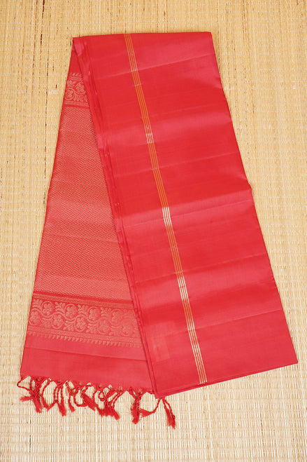 Red Monotone Pure Soft Silk Saree