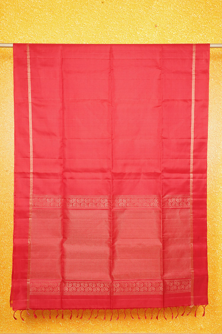 Red Monotone Pure Soft Silk Saree