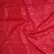 Red Pure Soft Silk Saree with Green Borders