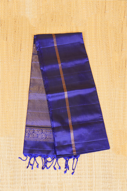 Royal Blue Monotone Pure Soft Silk Saree